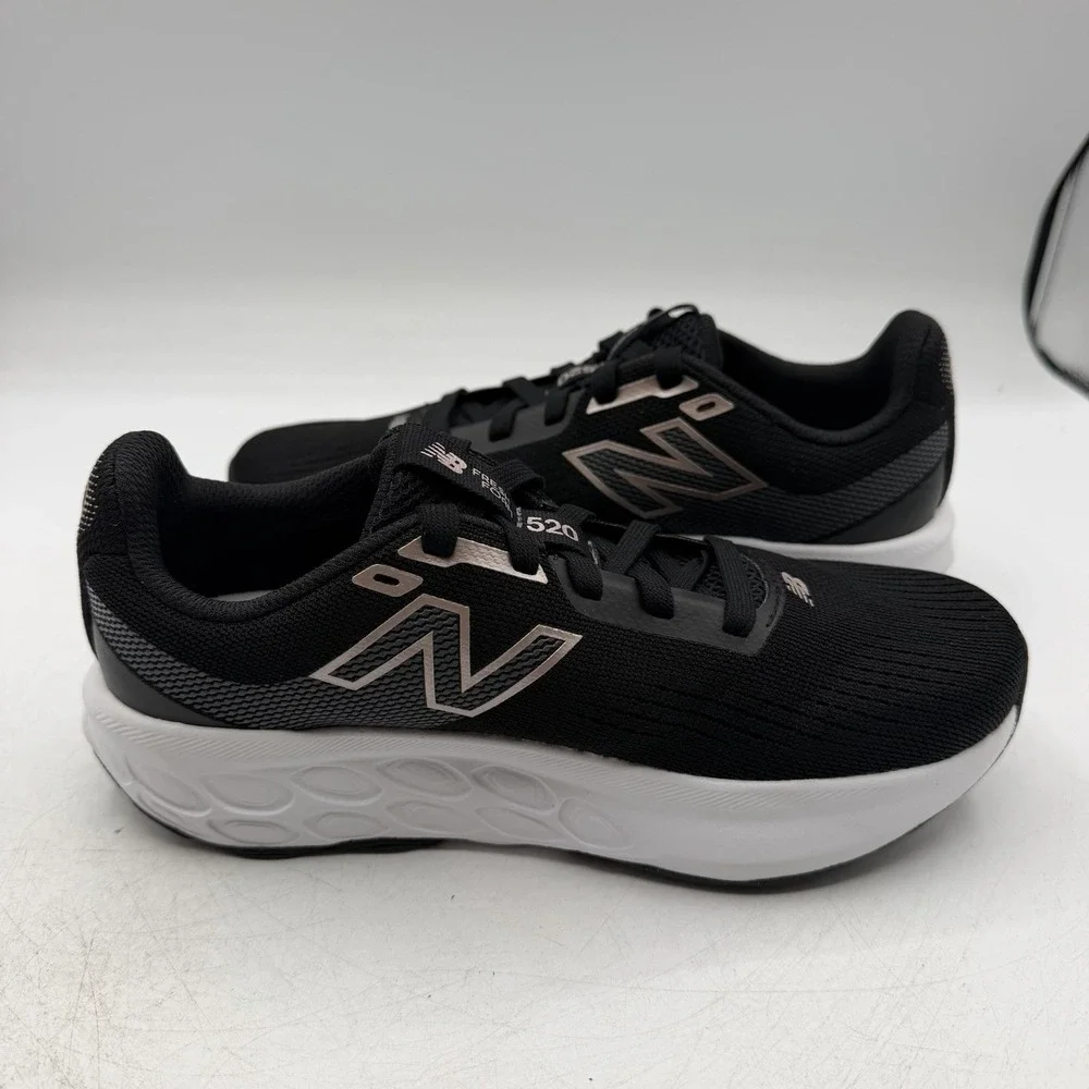 New Balance Fresh Foam 520 v9 Running Shoes Womens Sz 5 B Black/Grey Sneakers